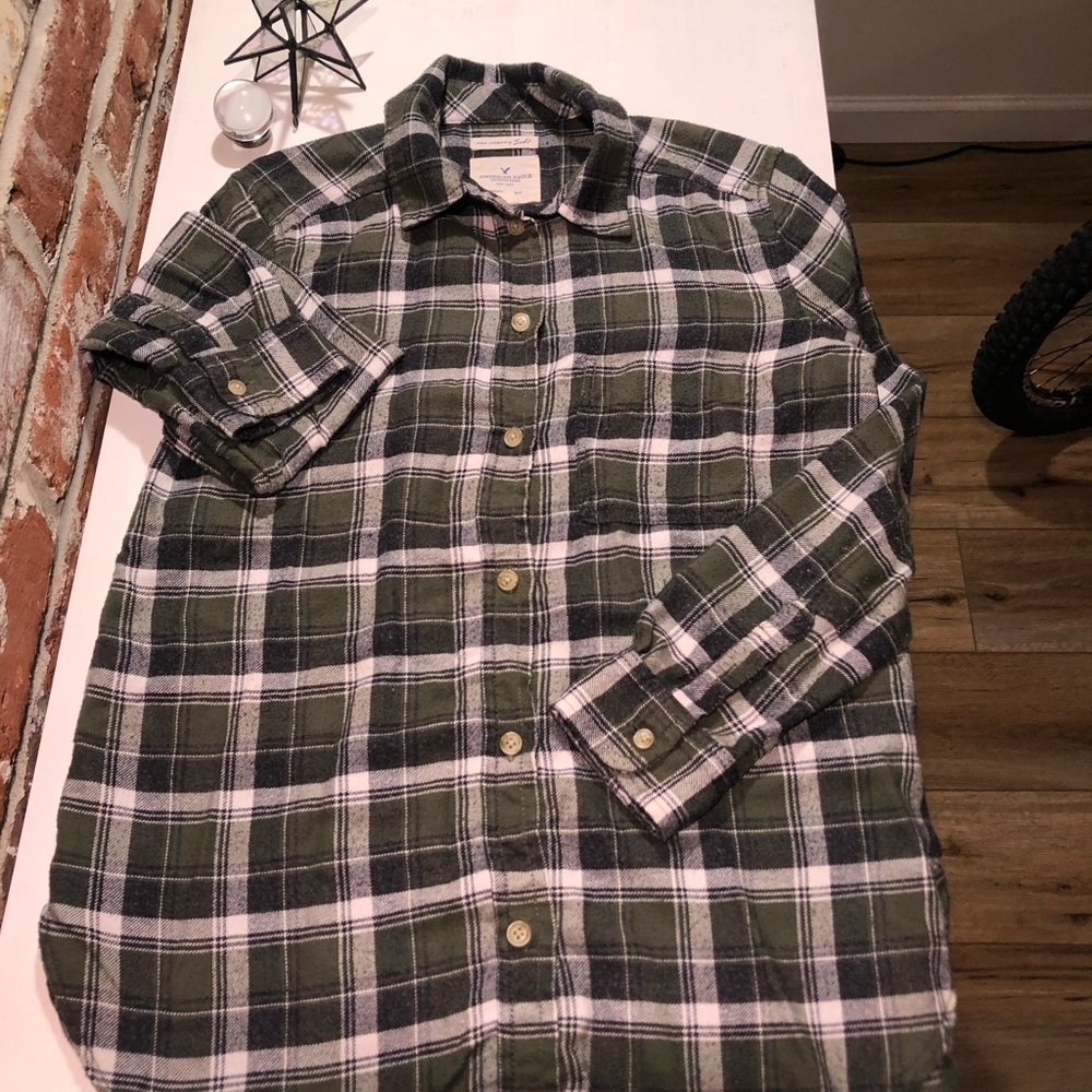 American Eagle boyfriend button up